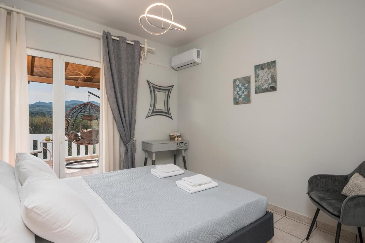 Casa De Philippe With Unique Seaview 2' From Beach Agia  エクステリア 写真
